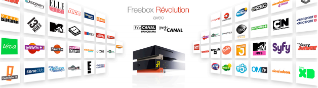 Freebox Révolution avec TV by CANAL  - freebox revolution v7
