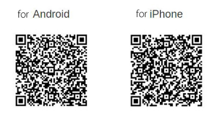 Tu peux télécharger l'app officielle de la Elecam Explorer Elite 4K pour Android ou iOS à partir de ces codes QR