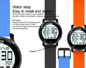 F68, une smartwatch circulaire pour les sportifs
