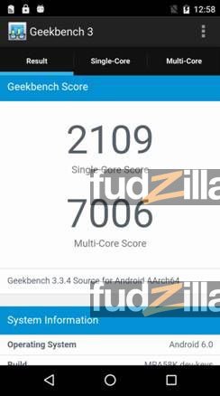 Hypothèse du rendement de l'Helio X20 en Geekbench 3.