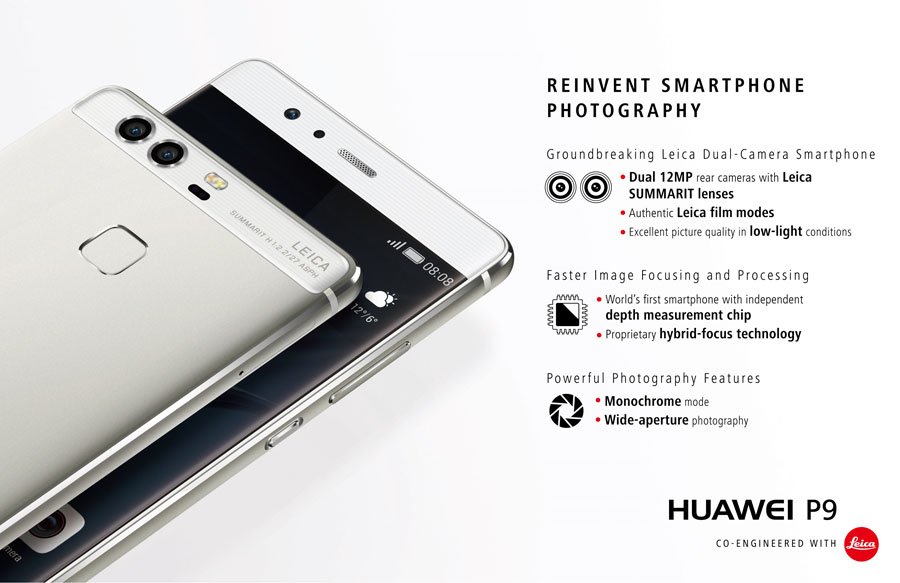 Huawei P9 : Le haut de gamme 2016