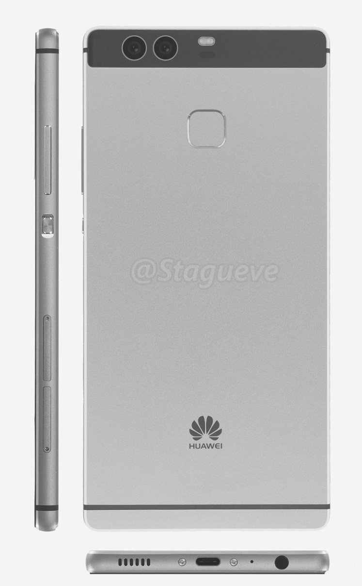 Une des possibles conceptions finales du Huawei P9