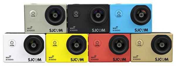 La SJCAM X1000 est disponible en 7 différentes couleurs