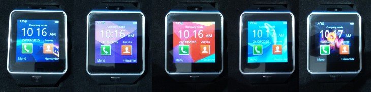 La Smartwatch DZ09 dispose de cinq différents thèmes