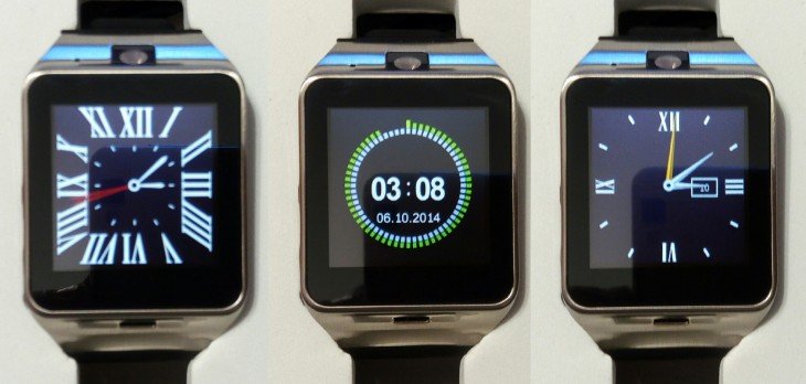 Watchfaces de la Smartwatch GV18