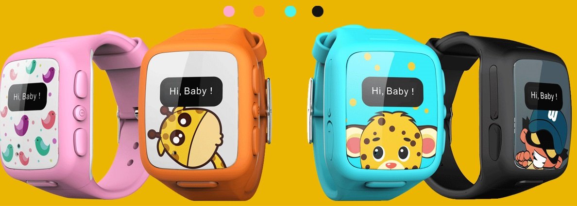 Les couleurs de la smartwatch pour enfants Umeox W268