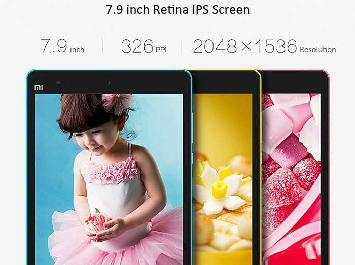 La Xiaomi MiPad est équipé un d'écran Retina avec une excellente qualité de luminosité et un bon réalisme au niveau des couleurs.