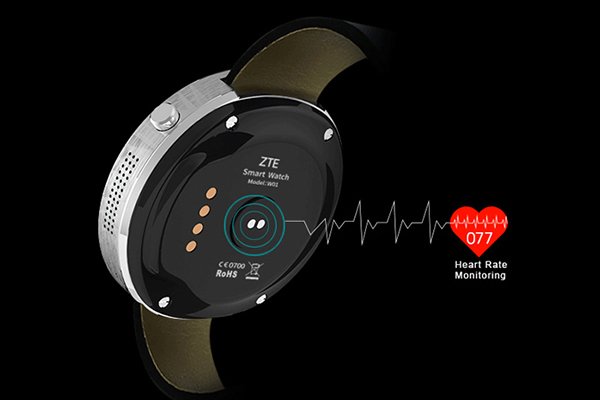 La ZTE W01 contrôle votre rythme cardiaque au cours de vos activités grâce à son capteur de fréquence cardiaque.