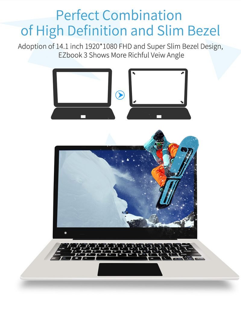 Jumper EZBook 3 écran
