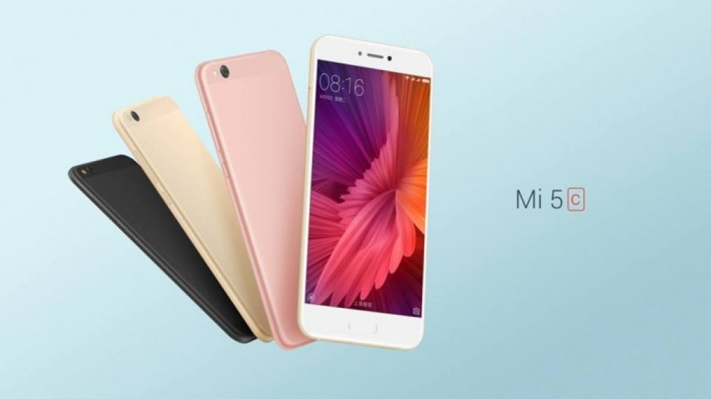 Xiaomi Mi5C coloris