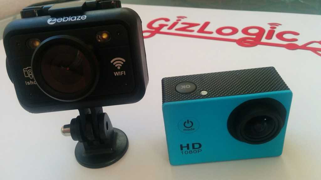 Comparatif caméra Zeblaze Ishot-1 / SJCAM SJ4000