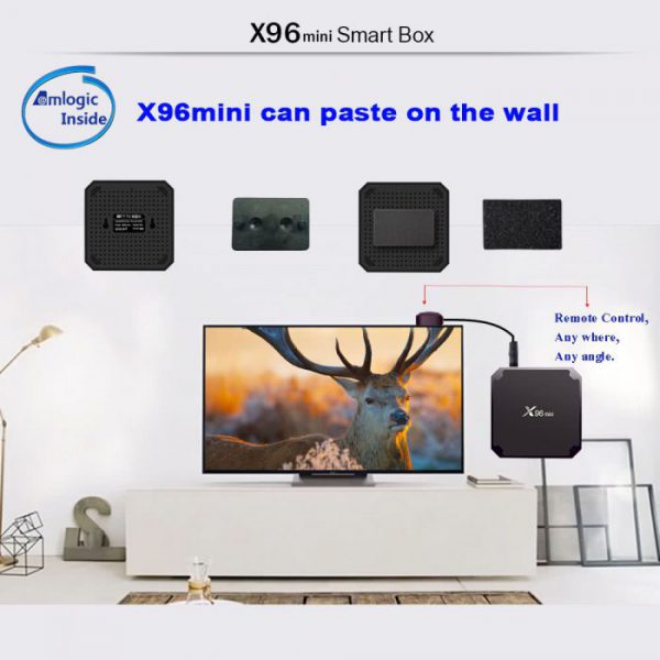 Test de la Box TV X96mini Android Amlogic